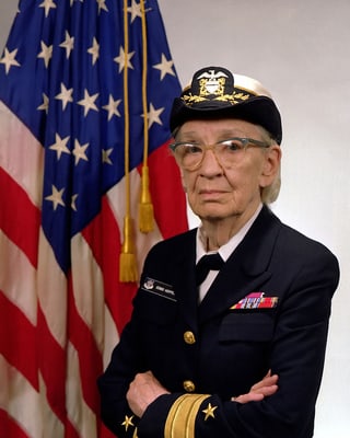 Portrait Grace Hopper in Uniform Portrait Grace Hopper in Uniform