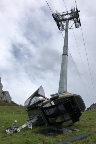 Abgestürzte Gondel Abgestürzte Gondel
