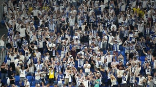 Finnland-Fans in St. Petersburg