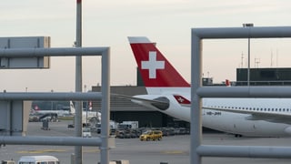 Ein Airbus A330 auf dem Flughafen Zürich-Kloten. 