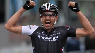 Fabian Cancellara jubelt.