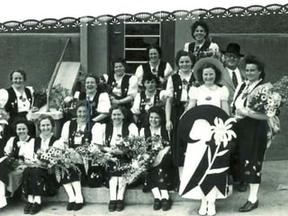 Bild aus den Anfangjahren des Frauen-Chors. 