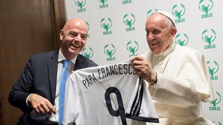 Infantino beim Papst.