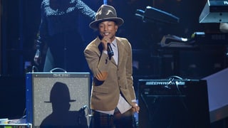 Pharrell Williams trat bei den «Brits» mit Hut auf. 