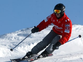Schumacher beim Skifahren auf einem Archivbild aus dem Jahr 2005