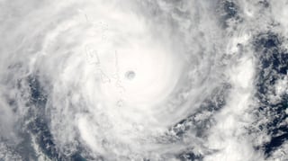 Satellitenaufnahme des Sturms Satellitenaufnahme des Sturms