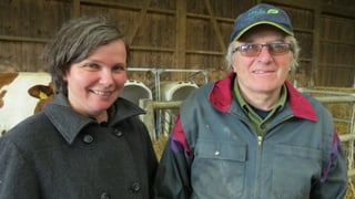 Milchbauern: Hans und Lisa Schori aus Radelfingen