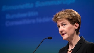 Porträt von Bundesrätin Sommaruga. Porträt von Bundesrätin Sommaruga.