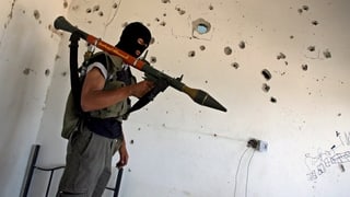 Porträt von einem Hamas-Kämpfer. Porträt von einem Hamas-Kämpfer.