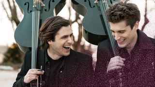 Die kroatischen Cellisten Luka Šulić and Stjepan Hauser alias 2Cellos
