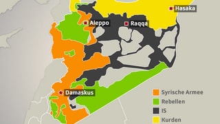 Zerstückeltes Syrien