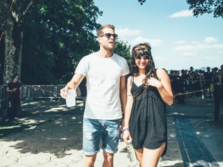 Festivalbesucher Festivalbesucher