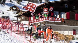 Ferienhaus am Zielgelände. 