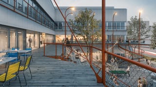 Visualisierung Gebäude. Visualisierung Gebäude.