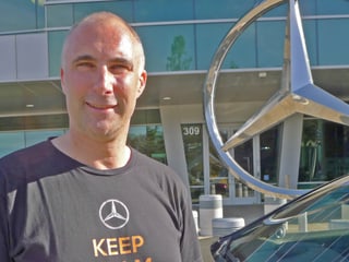 Axel Gern leitet die Forschung zum autonomen Fahren von Mercedes Benz in Kalifornien.