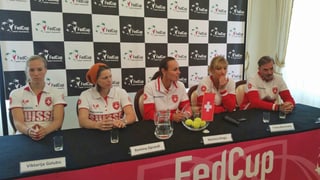 Das Schweizer Fedcup-Team
