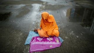 Bettlerin in Bangladesch. Bettlerin in Bangladesch.
