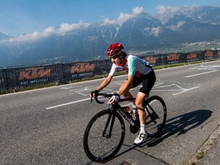Nicole Hanselmann bei einem Radrennen