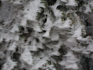 Eisnadeln.