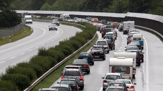Stau auf der A13