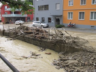 Verwüstung nach Überschwemmung