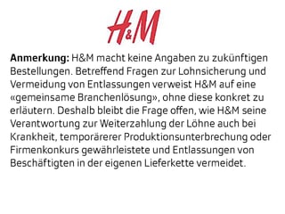 Anmerkung H&M
