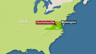 Karte Charlottesville