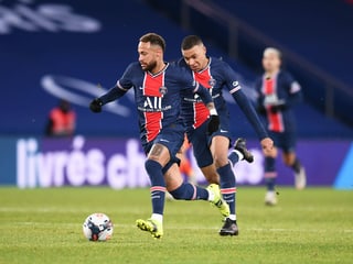 Neymar und Kylian Mbappé.