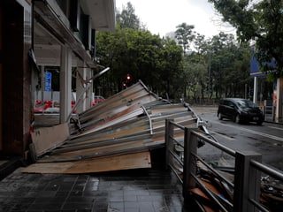 Zerstörung nach dem Taifun