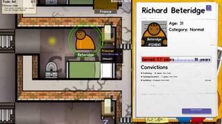 Die Verbrecherkarriere von Richard Beteridge. Die Verbrecherkarriere von Richard Beteridge.