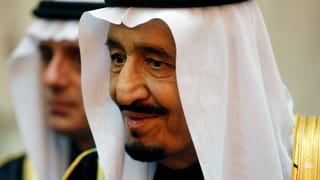 Der saudische König Salman in Riad