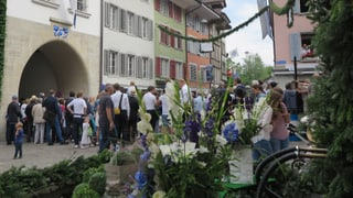 Vilele Leute in Altstadt. Vilele Leute in Altstadt.