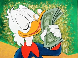 Berühmtester Sparfuchs in einer Serie: Onkel Dagobert in «DuckTales». Berühmtester Sparfuchs in einer Serie: Onkel Dagobert in «DuckTales».
