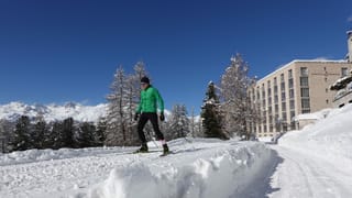 Mann fährt Ski Mann fährt Ski