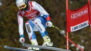 Marianne Kaufmann-Abderhalden auf der Piste in Lake Louise
