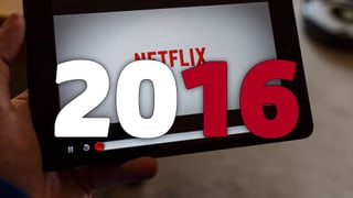 Tablet mit Netflix-TV-Serie.