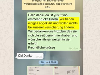 Chatverlauf Whatsapp