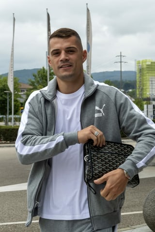 Captain Granit Xhaka.