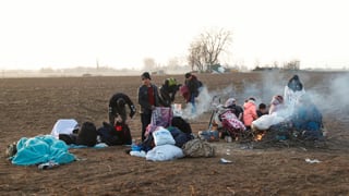 Rund 20'000 Migranten im Grenzgebiet