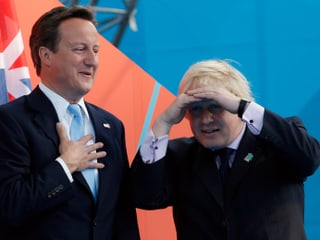 Cameron mit Johnson 2011