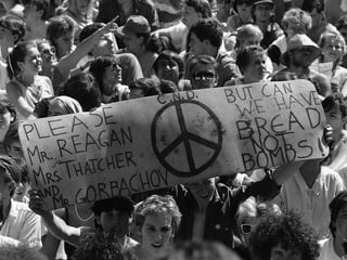 Live-Aid-Konzert London 1985.