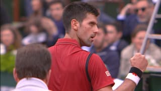 Novak Djokovic jubelt.