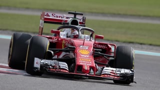 Ferrari-Pilot Sebastian Vettel bei einer Testfahrt im letzten Jahr.