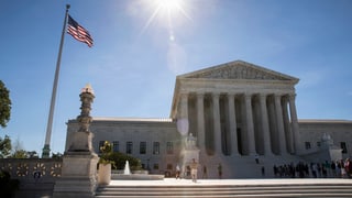Aussenaufname des US-Supreme Courts in Washington.