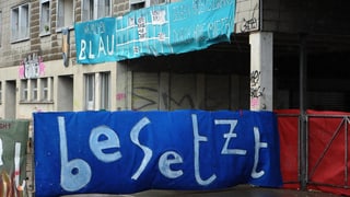 Besetztes Koch-Areal in Zürich