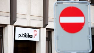 Eingang des Publicitas-Gebäudes. Eingang des Publicitas-Gebäudes.