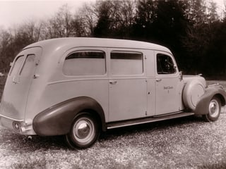So sah ein Krankenwagen 1941 aus: Ein Cadillac.