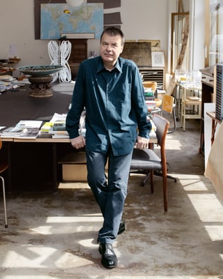 Nahaufnahme des Landschaftsarchitekten Günther Vogt. Nahaufnahme des Landschaftsarchitekten Günther Vogt.