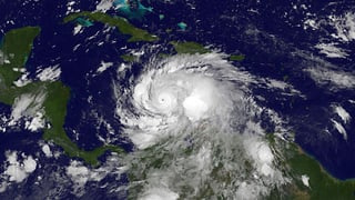 Satellitenbild von Hurrikan