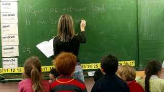 Französischunterricht in einer Schule
